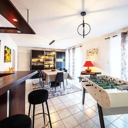 La Coquette ! Maison Au Coeur De La Bresse Avec Veranda Barbecue Garage Baby-Foot Et Barre De Son Zewnętrze zdjęcie