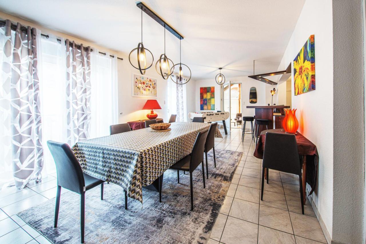 La Coquette ! Maison Au Coeur De La Bresse Avec Veranda Barbecue Garage Baby-Foot Et Barre De Son Zewnętrze zdjęcie